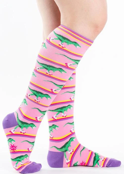 SOCK IT TO ME Dinosaurs Rawr-Ler Rink | KNEE HIGH SOCKS 6 SOCK IT TO ME Dinosaurs Rawr-Ler Rink | KNEE HIGH SOCKS - Image 4