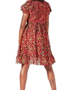 SOURPUSS All Leopard [Hot Pink] | CREAM PUFF DRESS** -VERA’S EYECANDY Shop sourpuss leopard cream hot pink puff dress 3 915ca52a 45fa 402b 84ee 02db33691749 700x700