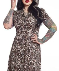 SOURPUSS Rockabilly Leopard Rosie | DRESS*