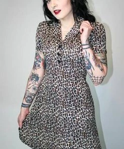 SOURPUSS Rockabilly Leopard Rosie | DRESS* -VERA’S EYECANDY Shop sourpuss leopard rosie dress 4 44b87c56 1edc 416c b437 d39139849642 700x700
