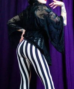 SOURPUSS Pin-up Striped [Black/White] | KNIT CAPRIS` -VERA’S EYECANDY Shop sourpuss striped black white knit capris 3 1dfca0c3 e5ad 42c1 acb5 4b22dd02121f 700x700