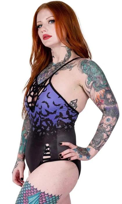 Bats Fly at Dawn | ONE PIECE SWIMSUIT TOO FAST APPAREL Bats Fly At Dawn | ONE PIECE SWIMSUIT -VERA’S EYECANDY Shop too fast apparel bats fly at dawn purple sky web caged one piece swimsuit 2 04d15ea1 225b 4b32 a6a2