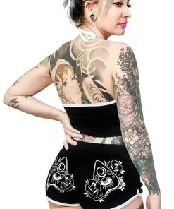 TOO FAST APPAREL All Magical Planchette [Black] | BOOTY SHORTS