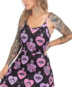 TOO FAST APPAREL Pastel Goth Sacred Eye Hearts | MINI SKATER DRESS* 11 TOO FAST APPAREL Pastel Goth Sacred Eye Hearts | MINI SKATER DRESS* -VERA’S EYECANDY Shop too fast apparel sacred eye hearts mini skater dress 4 700x700