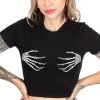 TOO FAST APPAREL All Skeleton Hands | CROP TEE -VERA’S EYECANDY Shop too fast apparel skeleton hands baby crop tee 3 02f5224e c3c9 431b 8047 445ae6318eb0 700x700