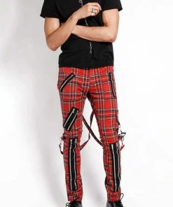 TRIPP NYC Mens Clothing Classic [Red Plaid] | BONDAGE PANTS -VERA’S EYECANDY Shop tripp nyc classic red plaid bondage pants 6 470fcb6f 3dcb 4fd1 9bd6 29fbb9f5c048 700x700