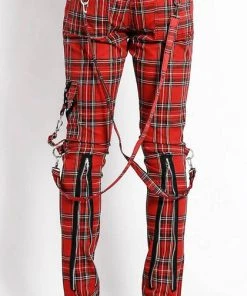 TRIPP NYC Mens Clothing Classic [Red Plaid] | BONDAGE PANTS -VERA’S EYECANDY Shop tripp nyc classic red plaid bondage pants 8 bd249269 bff9 4845 b696 7498f598f1e5 700x700