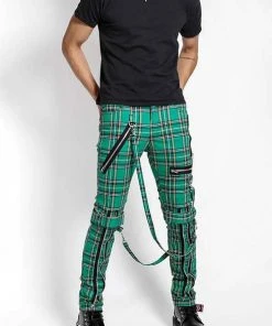 TRIPP NYC Mens Clothing Green Plaid | BONDAGE PANTS -VERA’S EYECANDY Shop tripp nyc green plaid bondage pants 6 844d4810 cb56 4b51 8138 516201916983 700x700