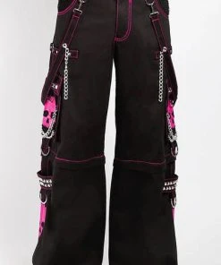 TRIPP NYC Mens Clothing Super Skull [Black/Pink] | PANTS -VERA’S EYECANDY Shop tripp nyc super skull black pink pants 5 2a087a14 e532 41f4 86a1 61132f375304 700x700