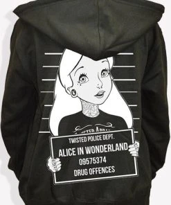TWISTED Alice In Wonderland Alice Mugshot | HOODIE -VERA’S EYECANDY Shop twisted alice mugshot hoodie 3 2d173e23 76bb 4d37 a231 3f146ebc9477 700x700