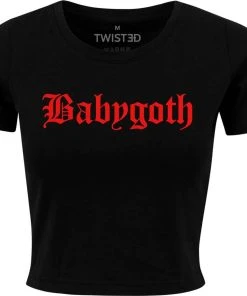 TWISTED All Baby Goth | CROP TOP