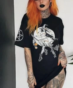 TWISTED Pentacles & Pentagrams Bewitched | TEE DRESS