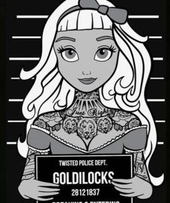 TWISTED Disney Goldilocks Mugshot | T-SHIRT 4 TWISTED Disney Goldilocks Mugshot | T-SHIRT -VERA’S EYECANDY Shop twisted goldilocks mugshot t shirt 3 700x700