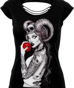 TWISTED Disney Inferno Tattoo Gothic | SLASH BACK T-SHIRT