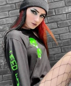 TWISTED Mens Clothing Need Space | LONG SLEEVE T-SHIRT