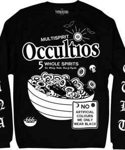 TWISTED Mens Clothing Occultios | LONG SLEEVE T-SHIRT