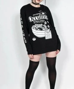 TWISTED Mens Clothing Occultios | LONG SLEEVE T-SHIRT -VERA’S EYECANDY Shop twisted occultios long sleeve t shirt 6 700x700