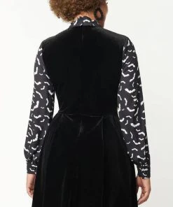 UNIQUE VINTAGE Bats Bat [Black] | VELVET DRESS* -VERA’S EYECANDY Shop unique vintage black bat print she e o dress 3 ae645944 61ba 40a4 ac38 f9dd7f6da611 700x700