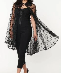 UNIQUE VINTAGE The Moon Moon & Stars | MESH CAPE