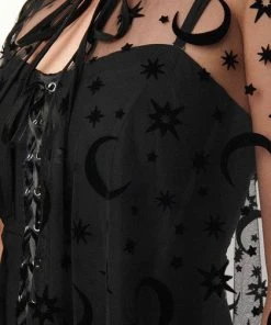 UNIQUE VINTAGE The Moon Moon & Stars | MESH CAPE -VERA’S EYECANDY Shop unique vintage black moon stars mesh cape 2 f085f059 0bf6 4ed3 a685 1437d6d8e677 700x700