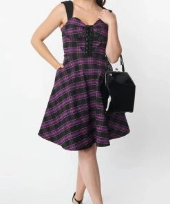 UNIQUE VINTAGE Corporate + Office Wear Purple Plaid | FLARE DRESS* 17 UNIQUE VINTAGE Corporate + Office Wear Purple Plaid | FLARE DRESS* -VERA’S EYECANDY Shop unique vintage purple plaid flare dress 5 cb1c81c2 2d7e 4d14 ac92 e3ab610aede7 700x700