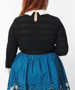 UNIQUE VINTAGE Corporate + Office Wear Sabrina [Black] | SWEATER -VERA’S EYECANDY Shop unique vintage sabrina black sweater 7 5fa417c3 aa84 470a 87d0 e4ff47d9befb 700x700