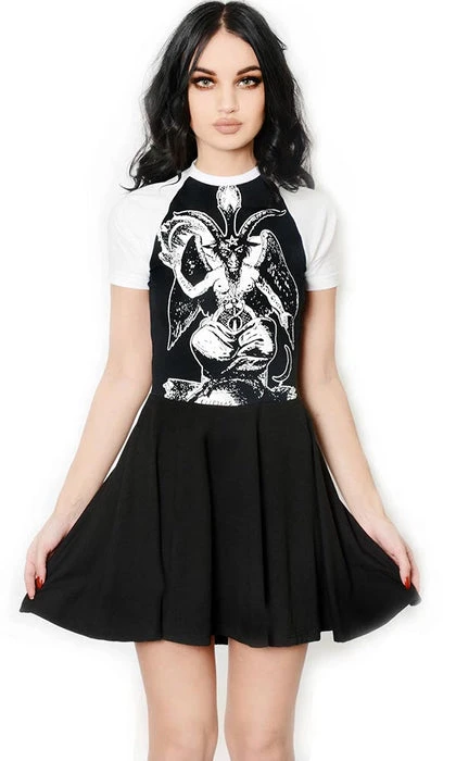 VERA'S EYECANDY Punky Colour Baphomet | BABY DOLL DRESS - Image 8