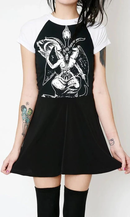 VERA'S EYECANDY Punky Colour Baphomet | BABY DOLL DRESS - Image 4