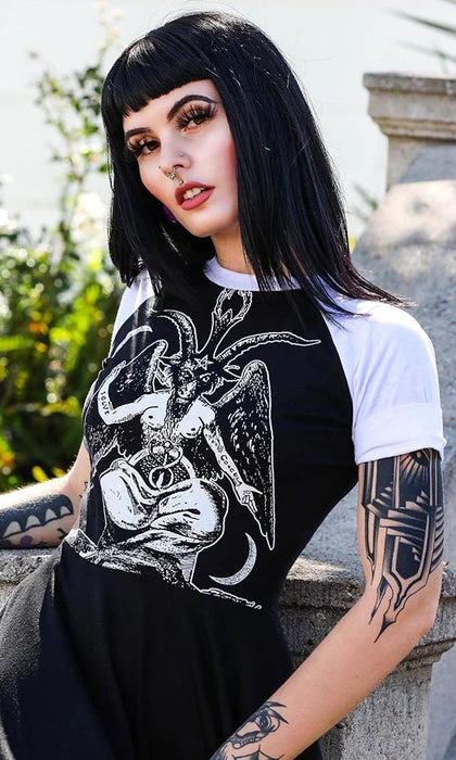 VERA'S EYECANDY Punky Colour Baphomet | BABY DOLL DRESS - Image 3