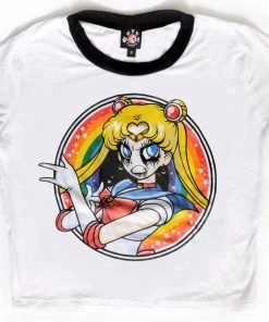 VERA'S EYECANDY Sailor Moon | RINGER T-SHIRT`